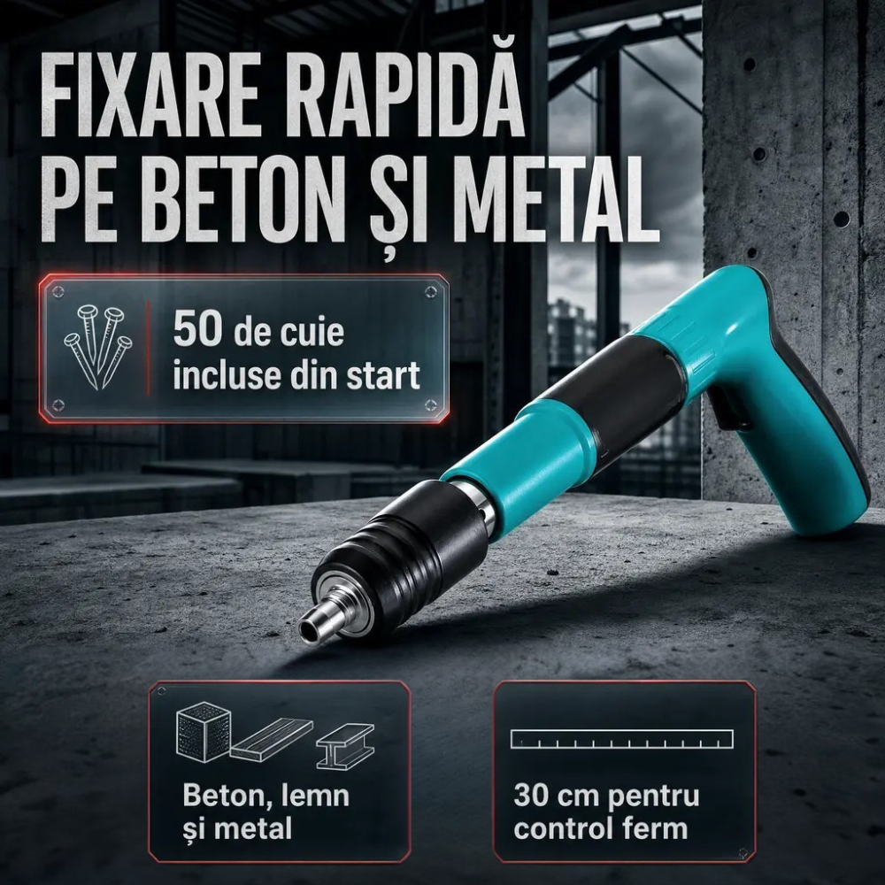 pistol cuie+50 cuie