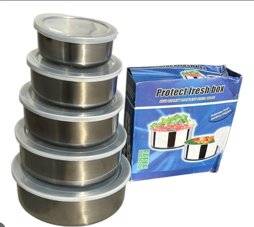 set 5 caserole aluminiu