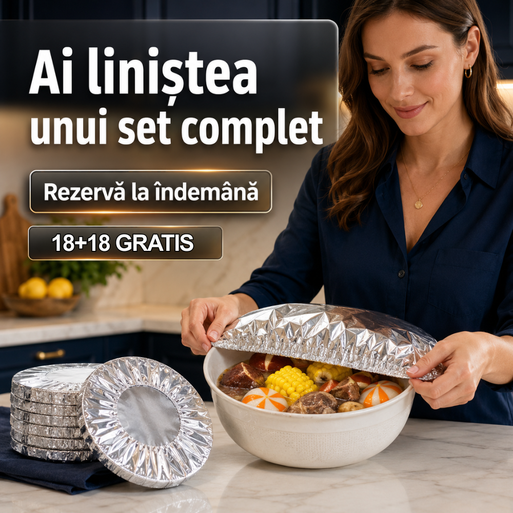 2 seturi capace aluminiu