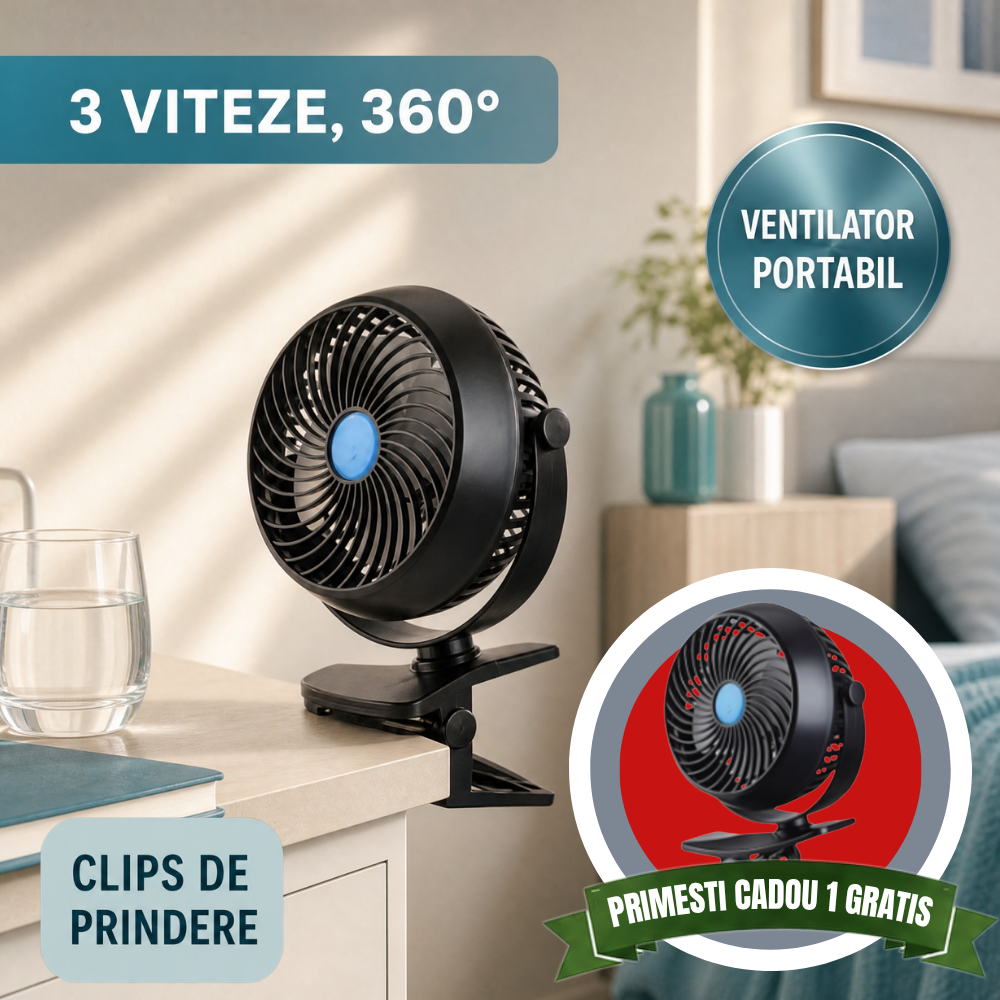 1+1 ventilatoare de masa