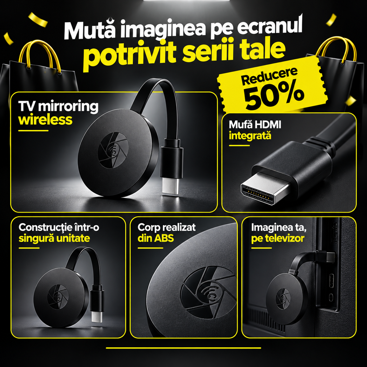 Adaptor Wireless Chromecast