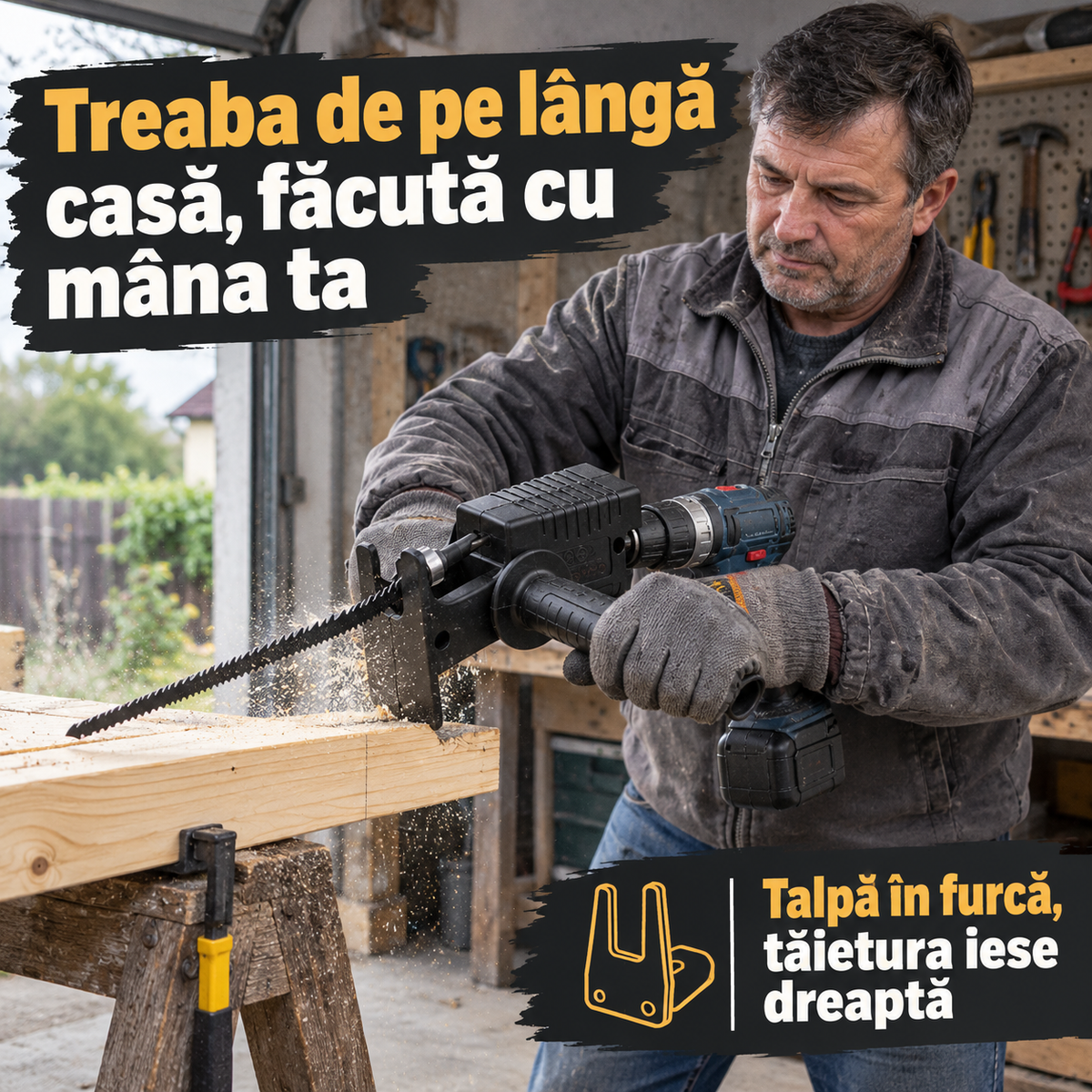 Adaptor Ferastrau Pentru Bormasina