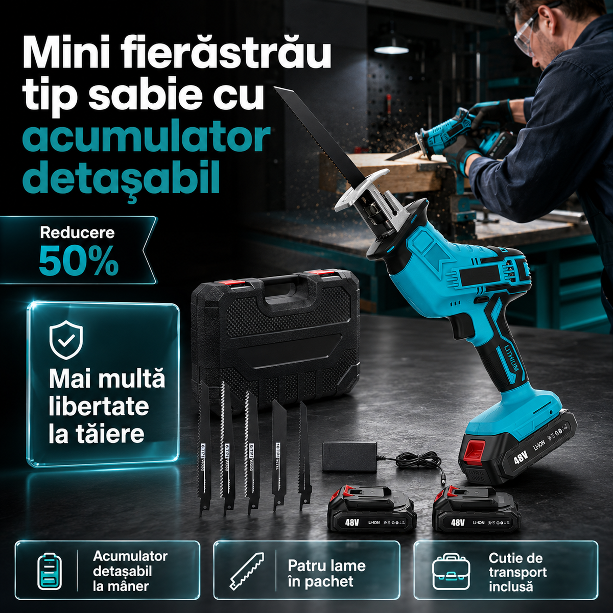 mini fierastrau