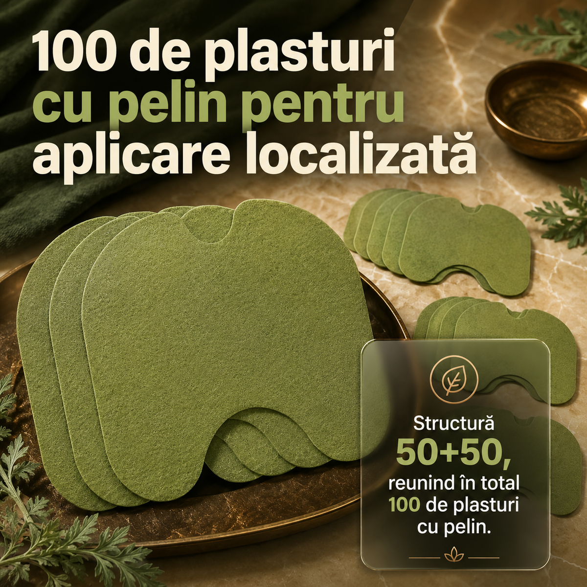 100 plasturi pelin