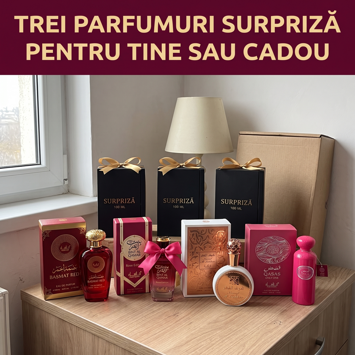 4+3 GRATIS Parfumuri Damă · Colecția Safir