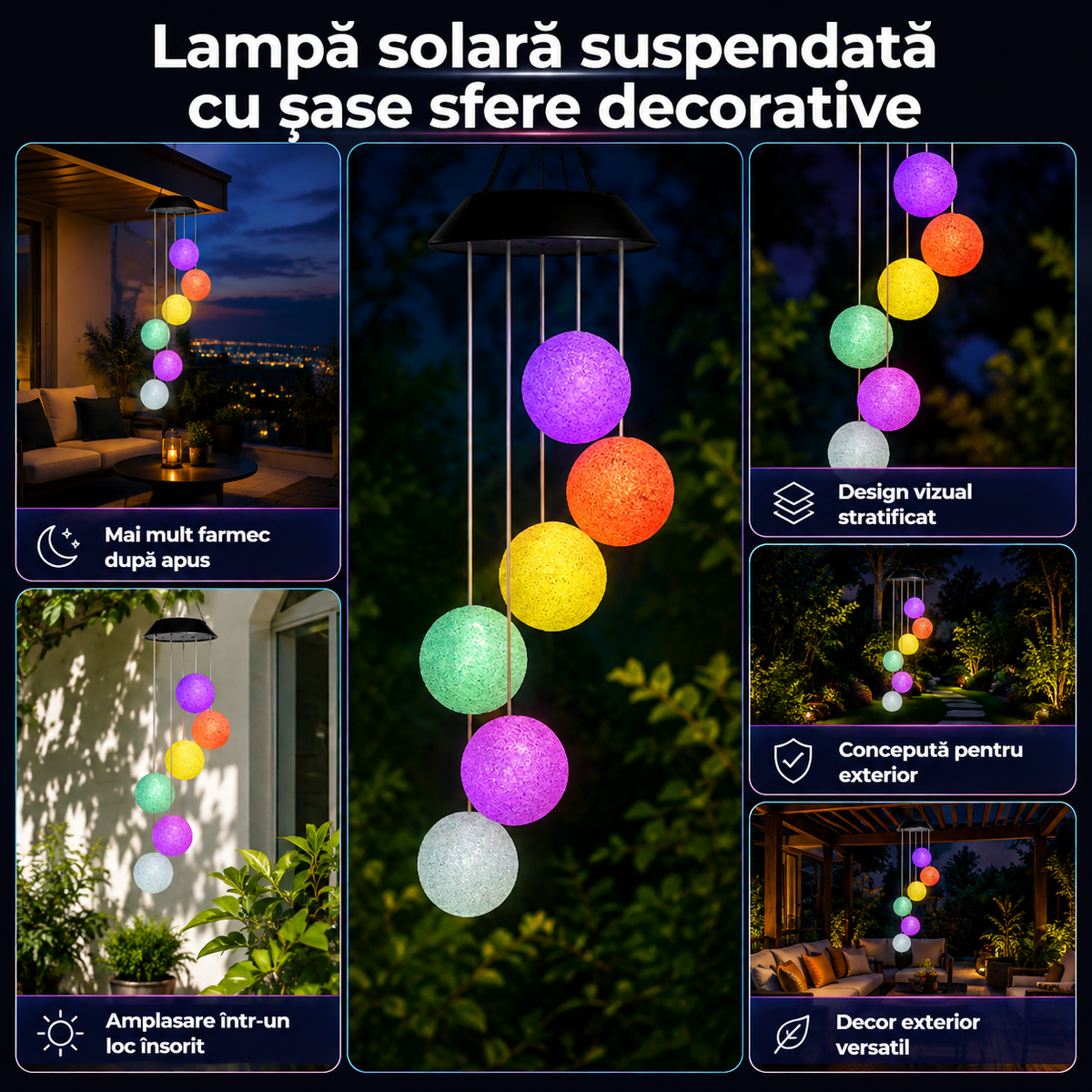 lampa solara bilute