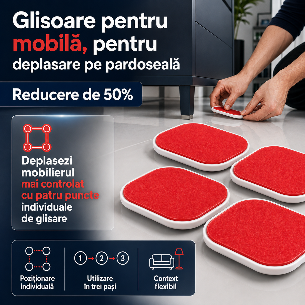 glisoare mobila