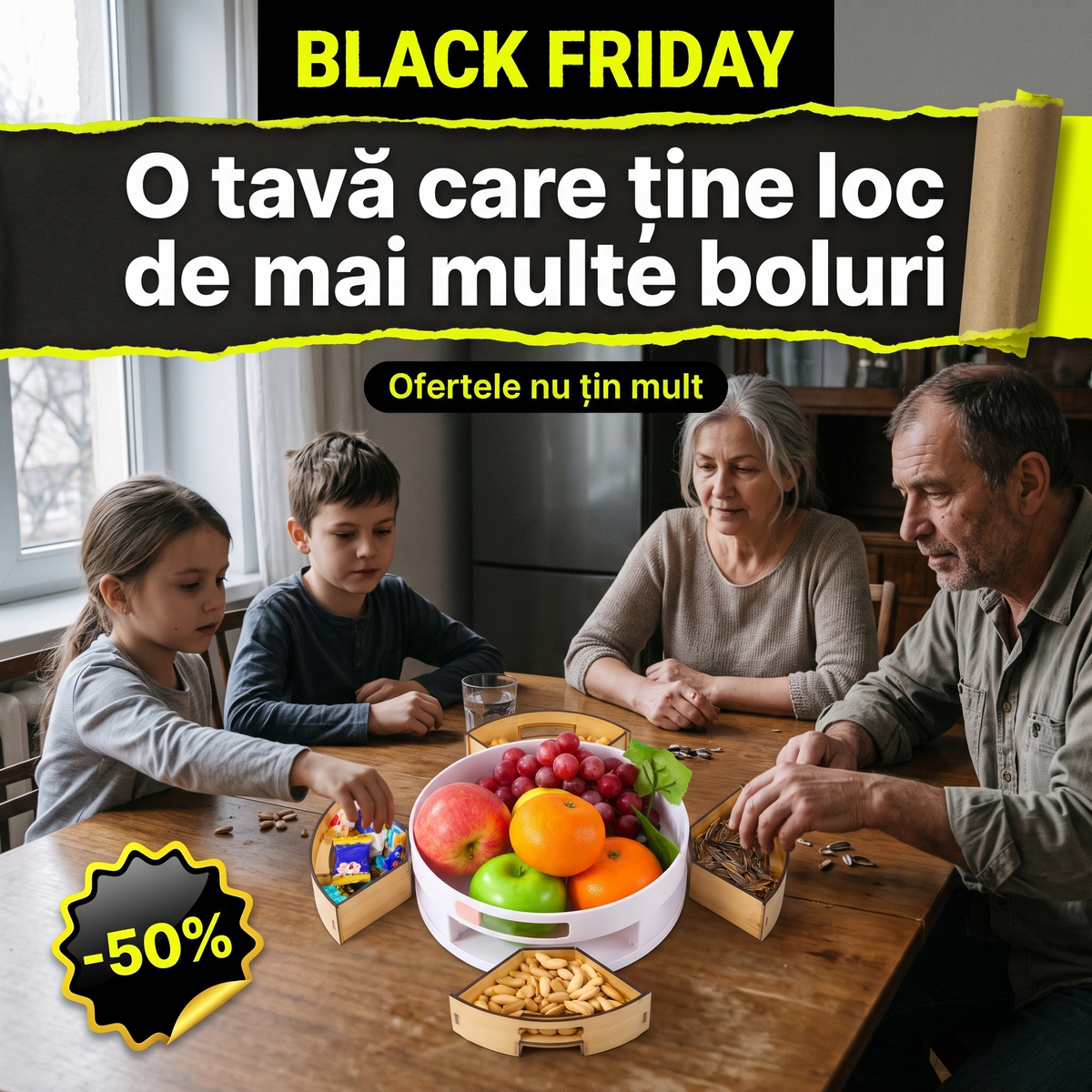 tava rotativa dubla