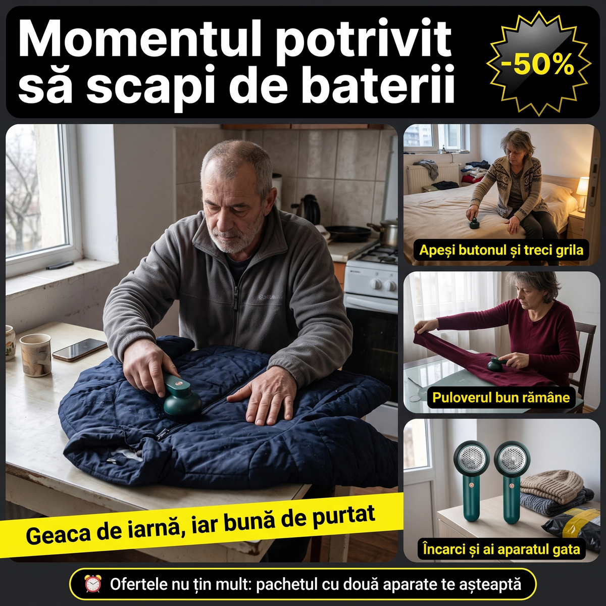 Curățător de Scame Electric