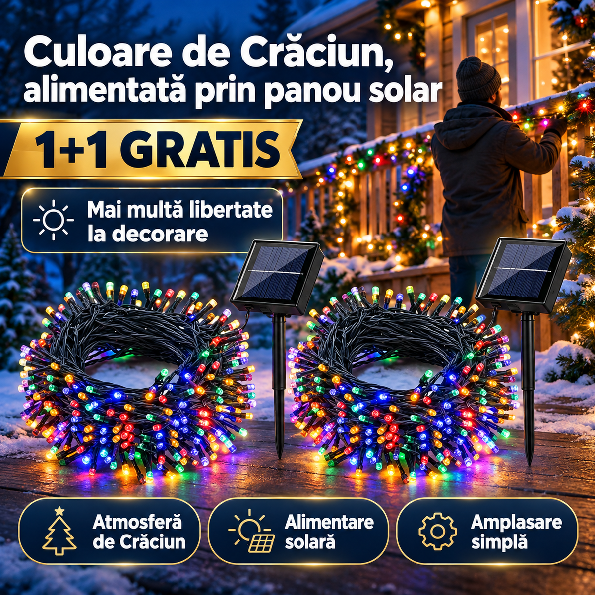 instalatie solara multicolor