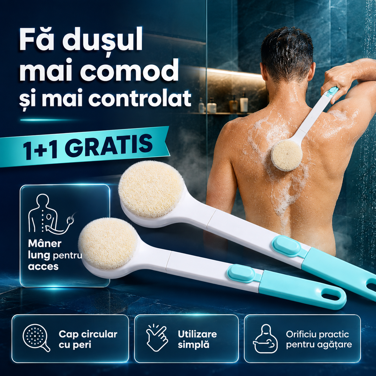 2 perii baie