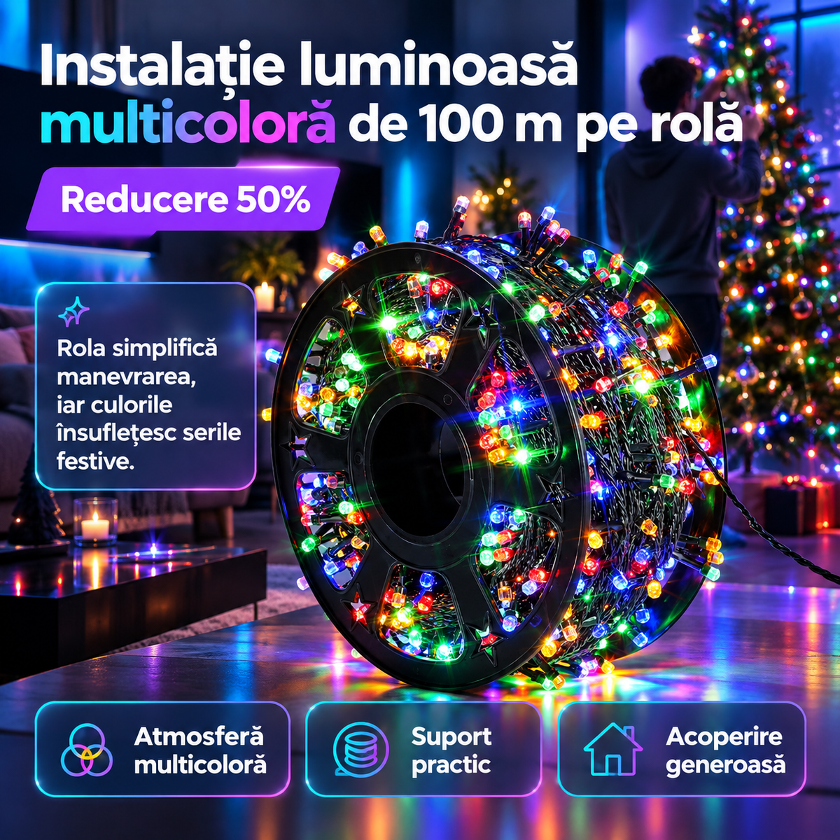 rola instalatie 100m