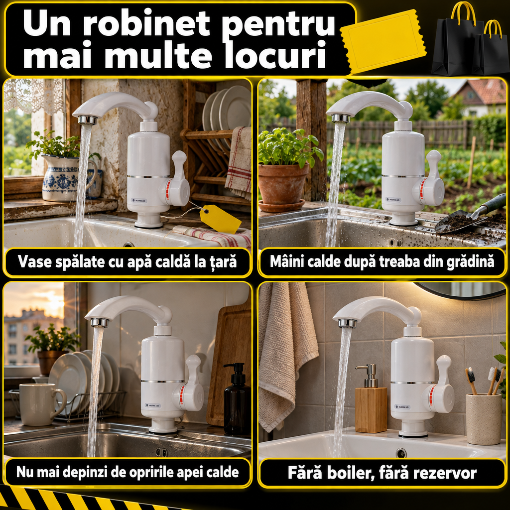 Robinet electric/instant apa calda