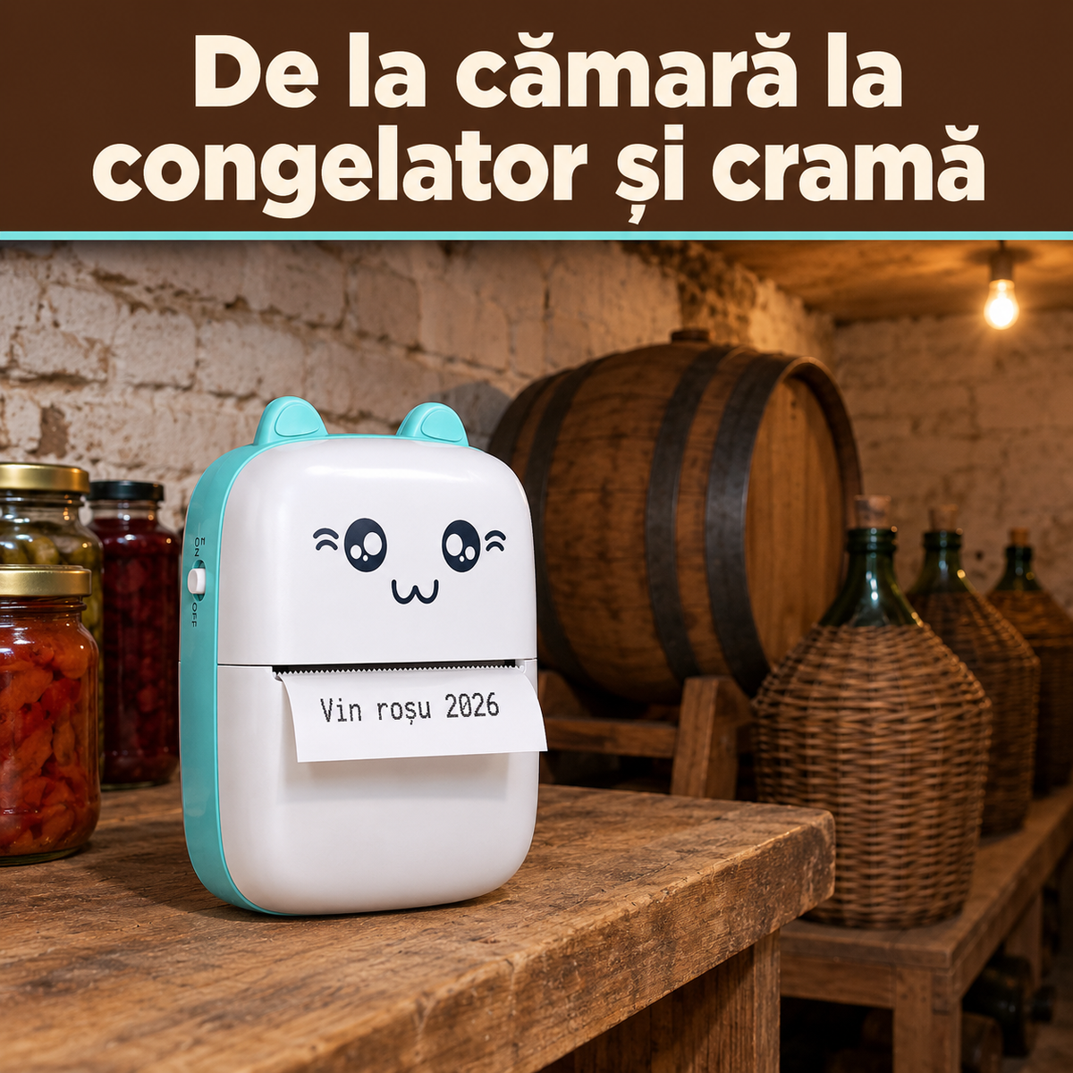mini imprimanta termica portabila