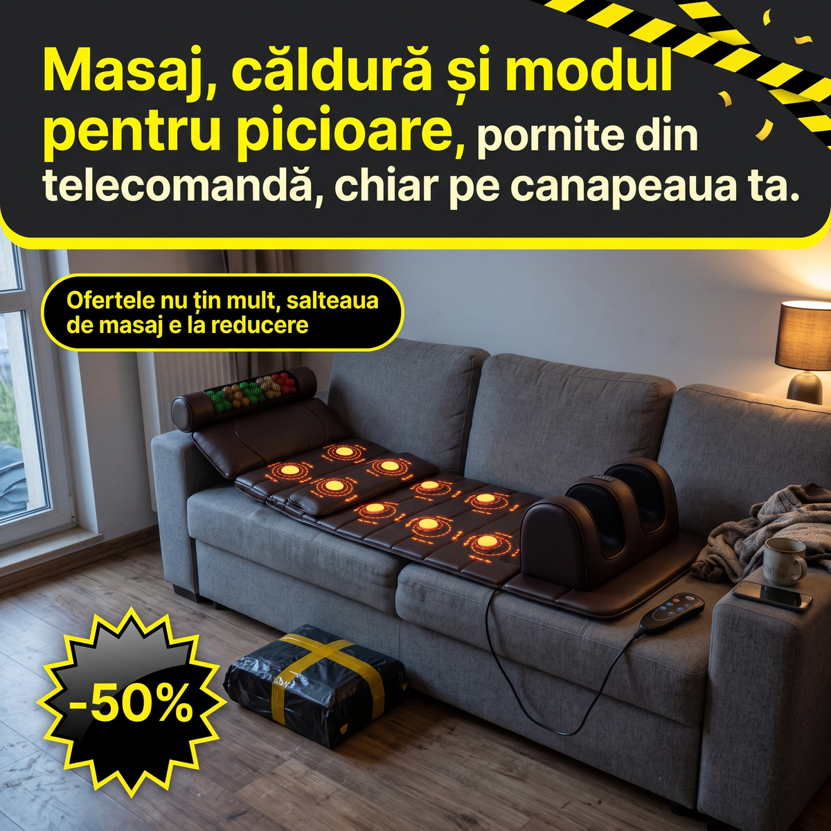 saltea cu masaj