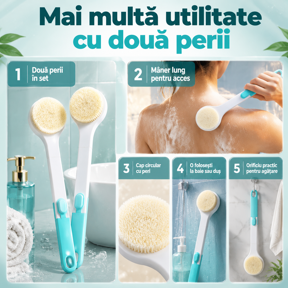 2 perii baie