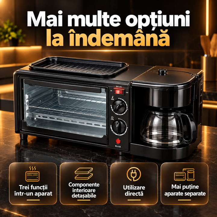 Aparat pentru mic dejun 455 x 245 x 215 mm +100 pungi alimentare gratis