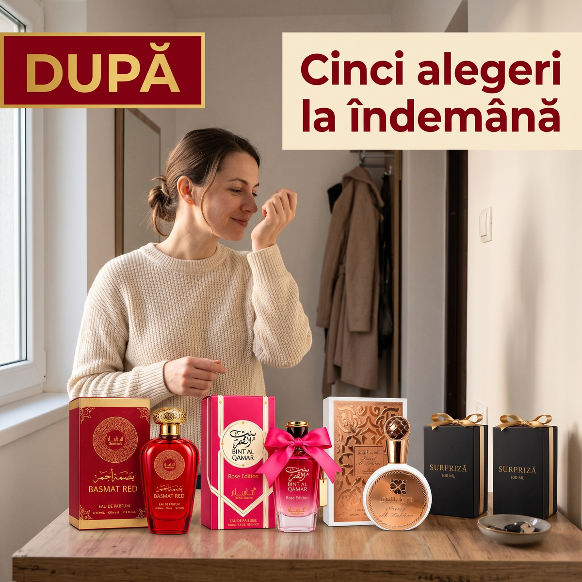 3+2 GRATIS Parfumuri Damă · Colecția Perla