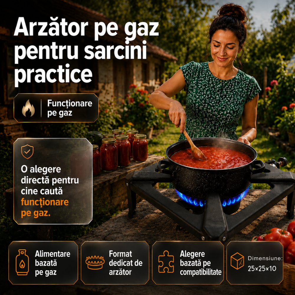 arzator pe gaz