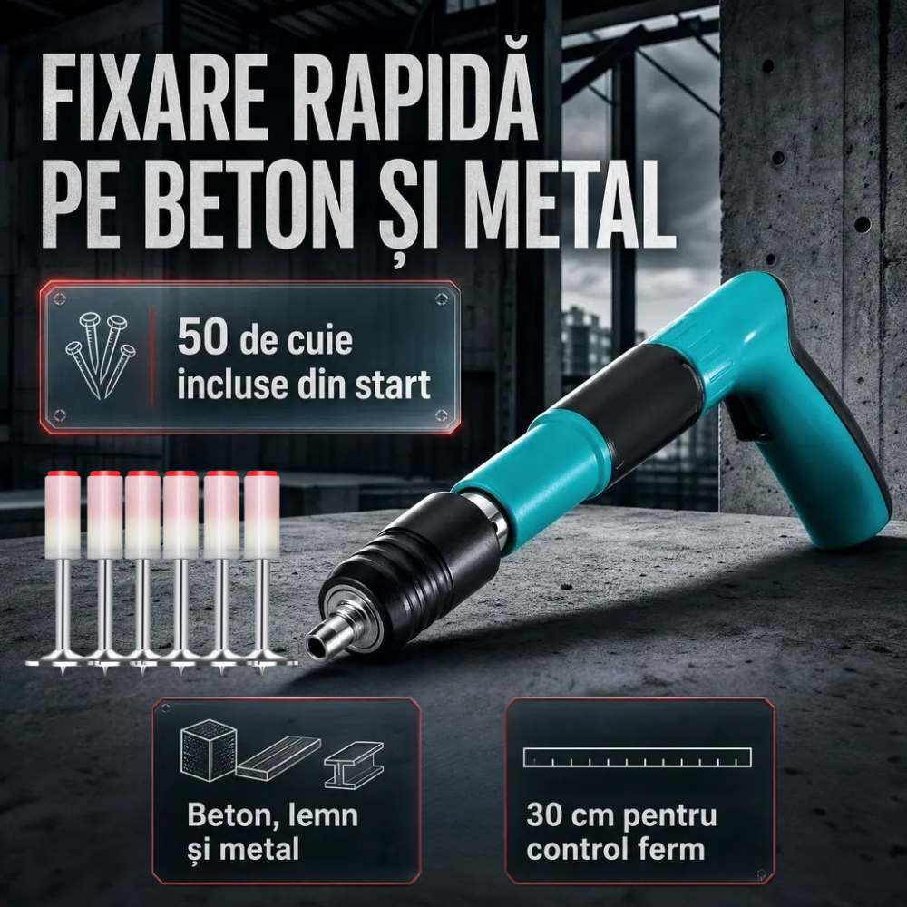 pistol cuie+50 cuie