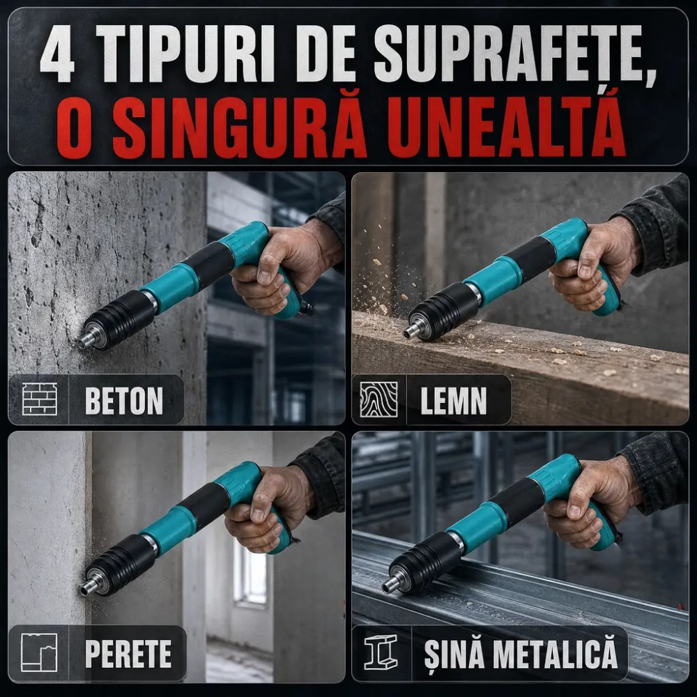 pistol cuie+50 cuie