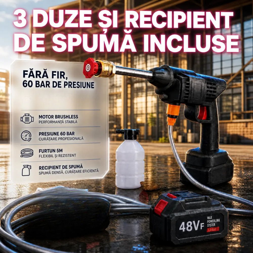 pistol de spalare cu presiune