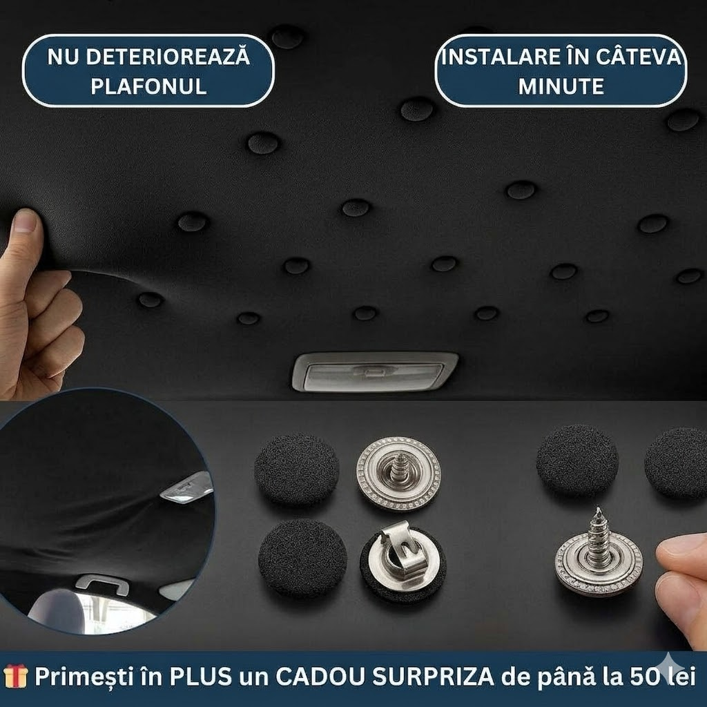 capse plafon +suport numar
