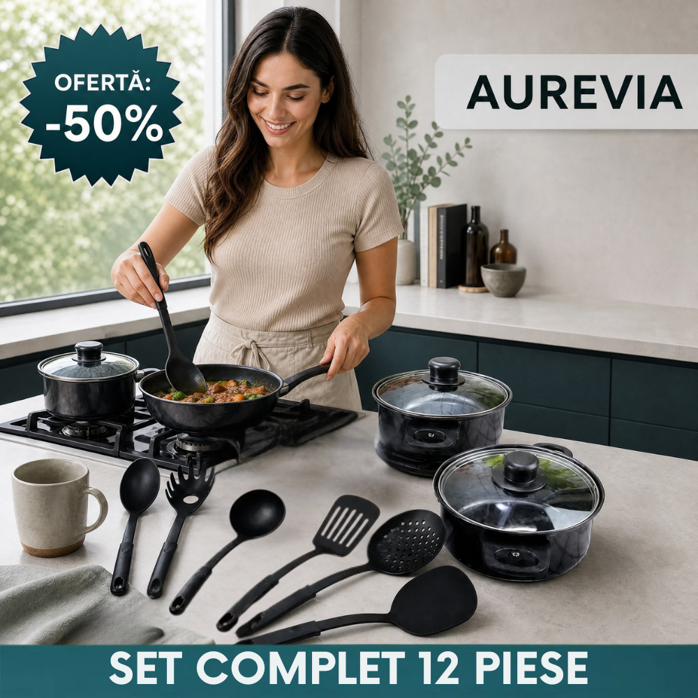 set bucatarie 13 piese