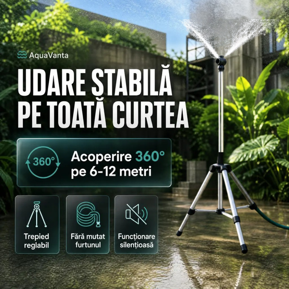 aspersor cu trepied 360