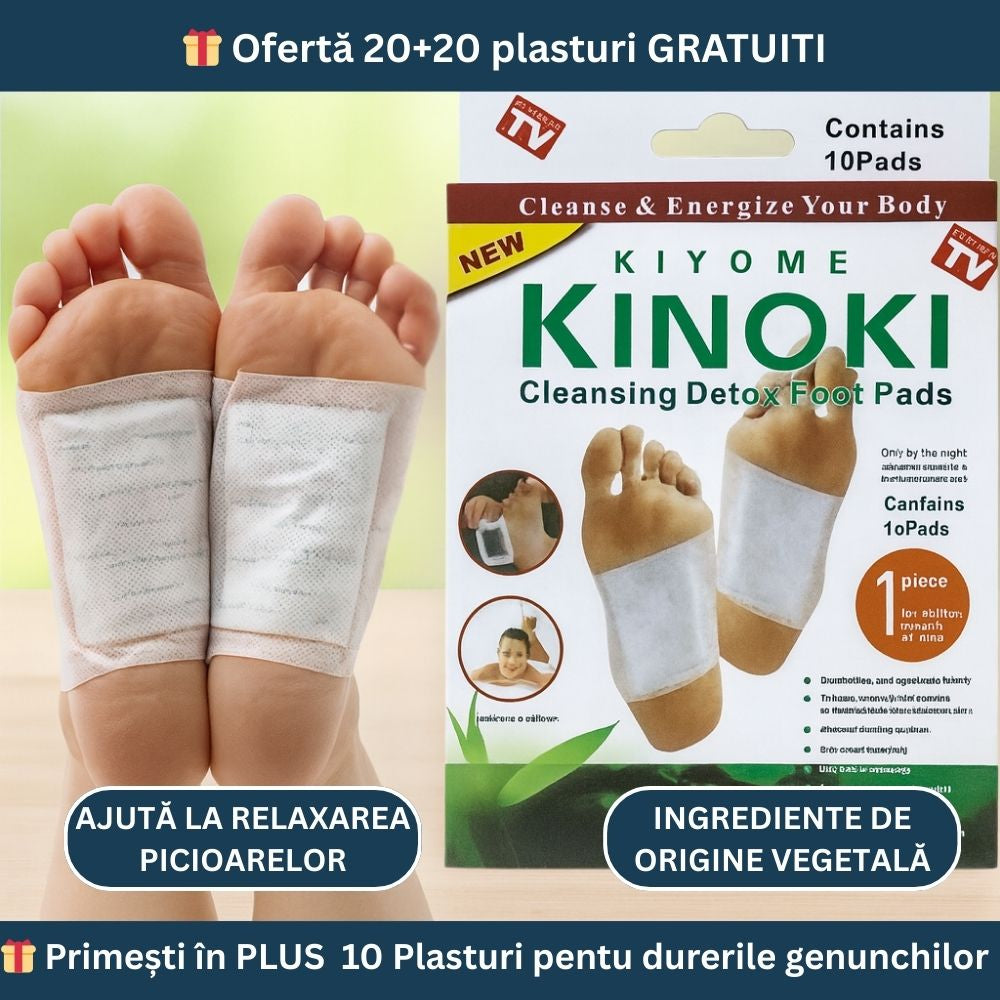 Oferta -50% 40 kinoki+10 genunchi