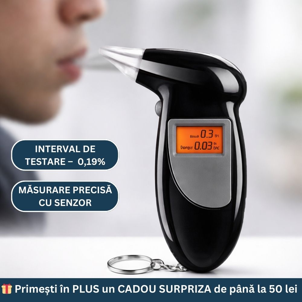 Oferta -50% alcool test+cadou