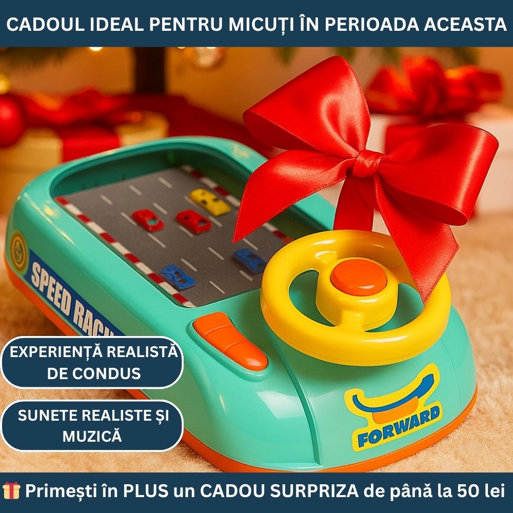 Oferta -50% masina cu volan+cadou