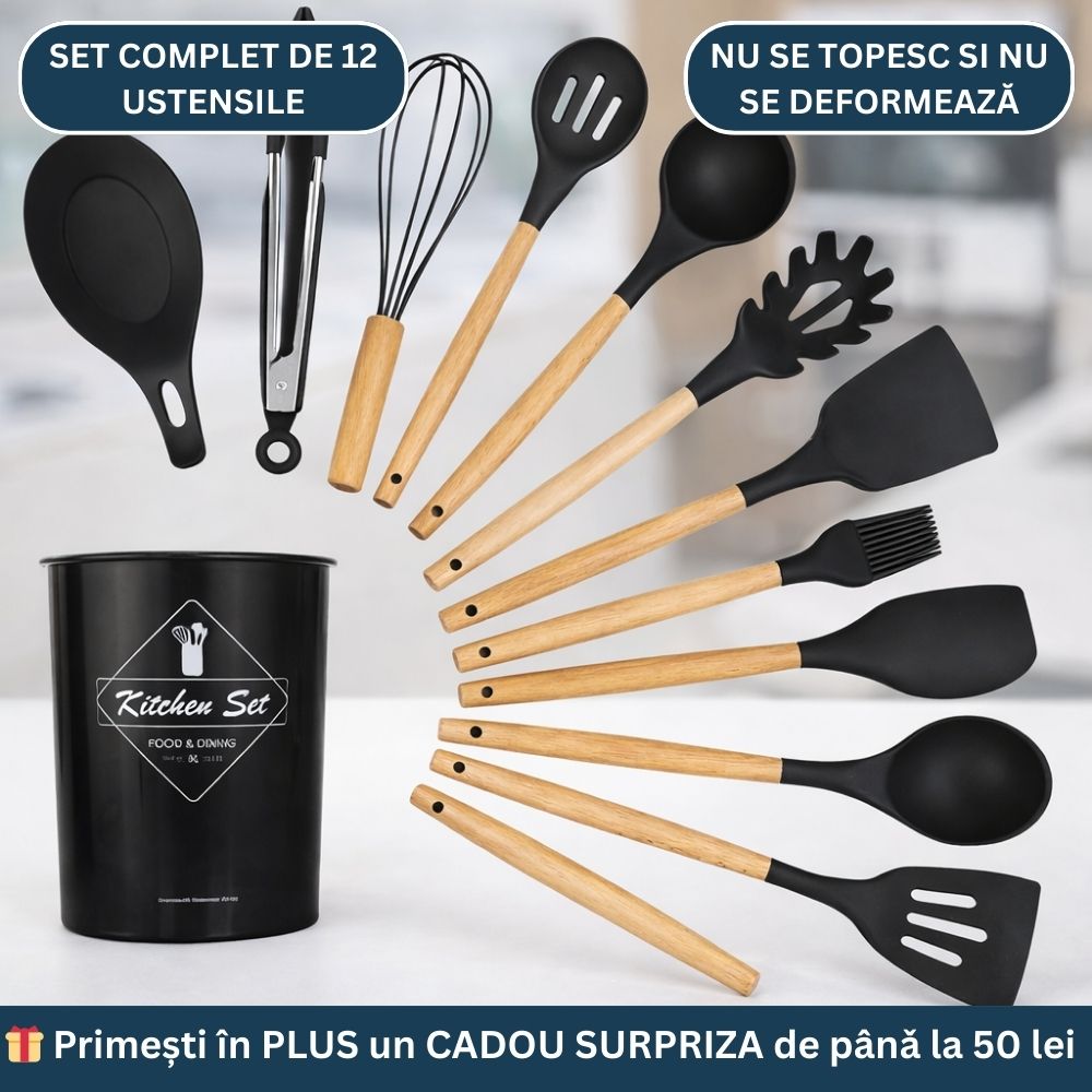Oferta -50% set 12 ustensile+cadou