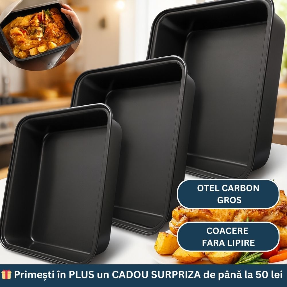 Oferta -50% set 3 tavi+cadou