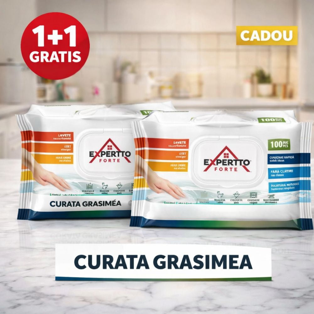 Oferta -50% 2 servetele cu bicarbonat
