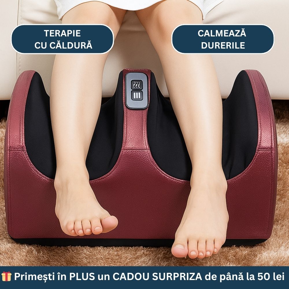 Oferta -50% aparat masaj picioare+cadou