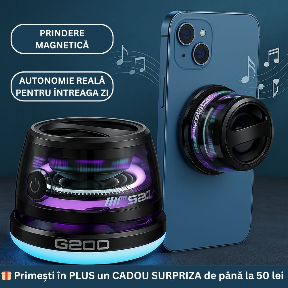 Oferta -50% mini boxa g200+cadou