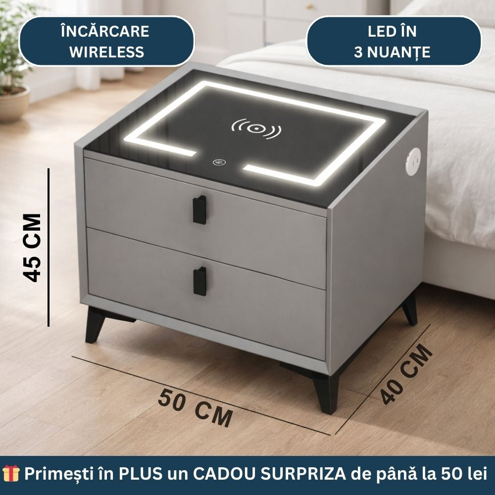 Oferta -50% noptiera smart+cadou