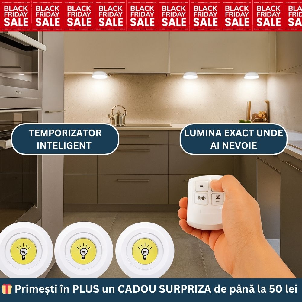 3 leduri pe senzori