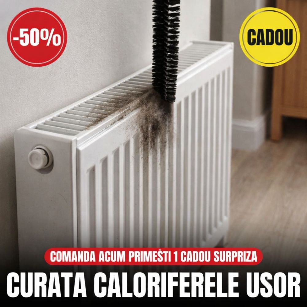 Oferta -50% perie calorifer+cadou