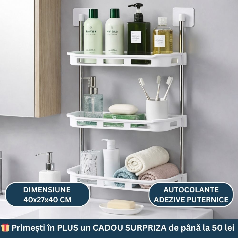 Oferta -50% suport dublu baie+cadou
