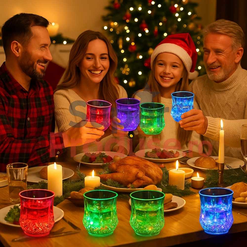 Oferta -50% 1+1 pahar led+cadou