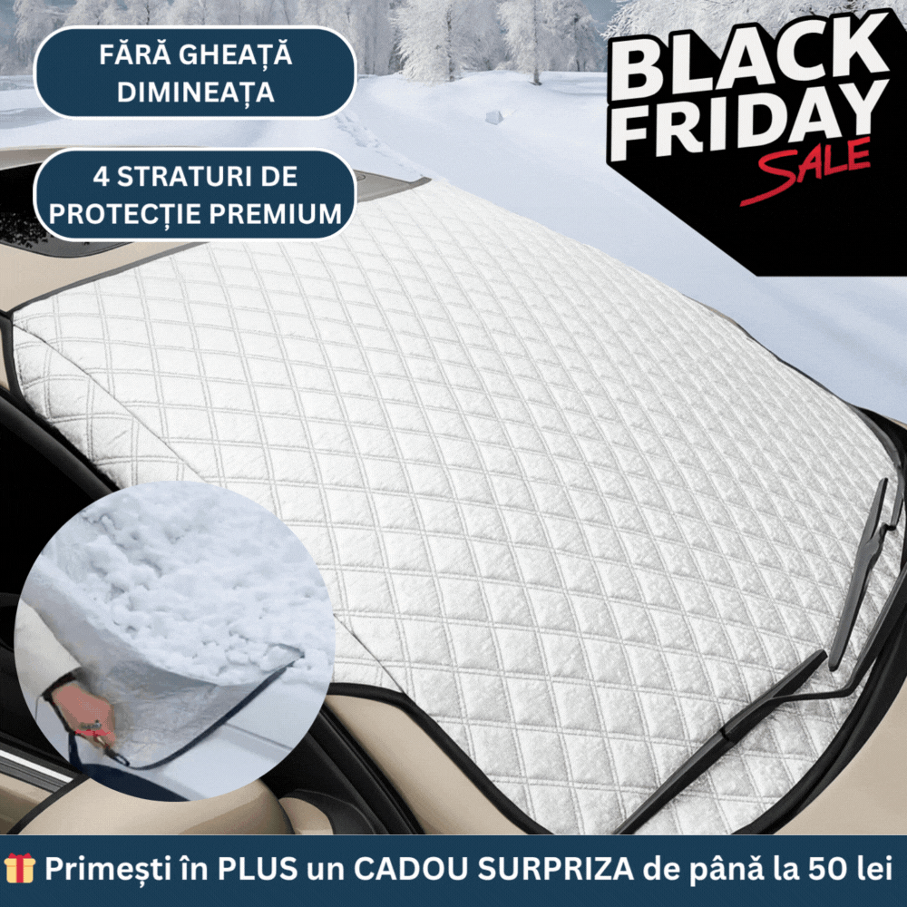 Oferta -50% husa parbriz+cadou