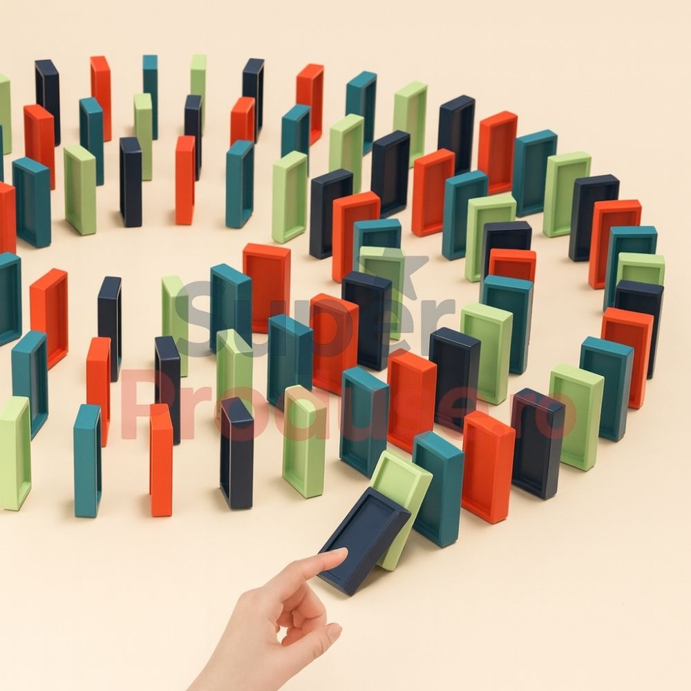 Oferta -50% tren domino+cadou