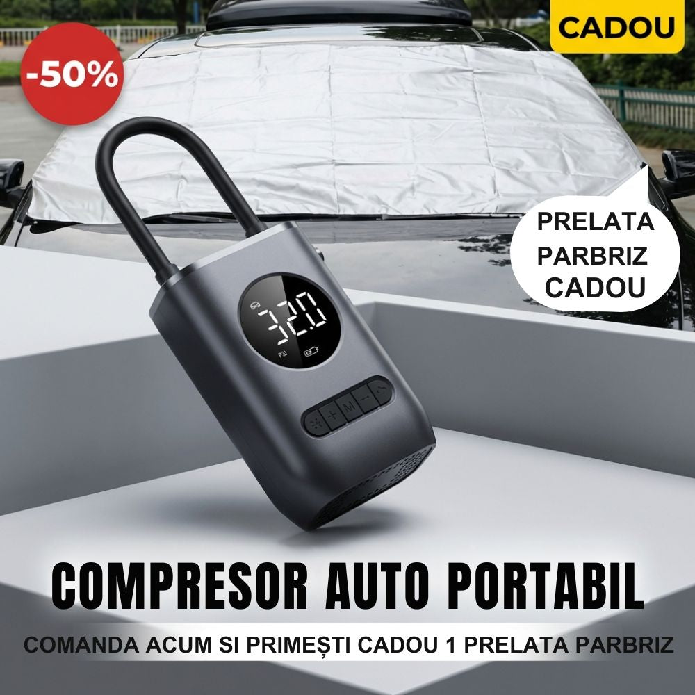 Ofertă -50% compresor+prelata cadou