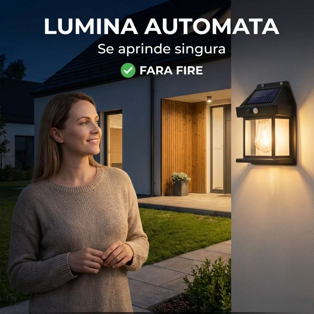 4 lampi felinar+cadou