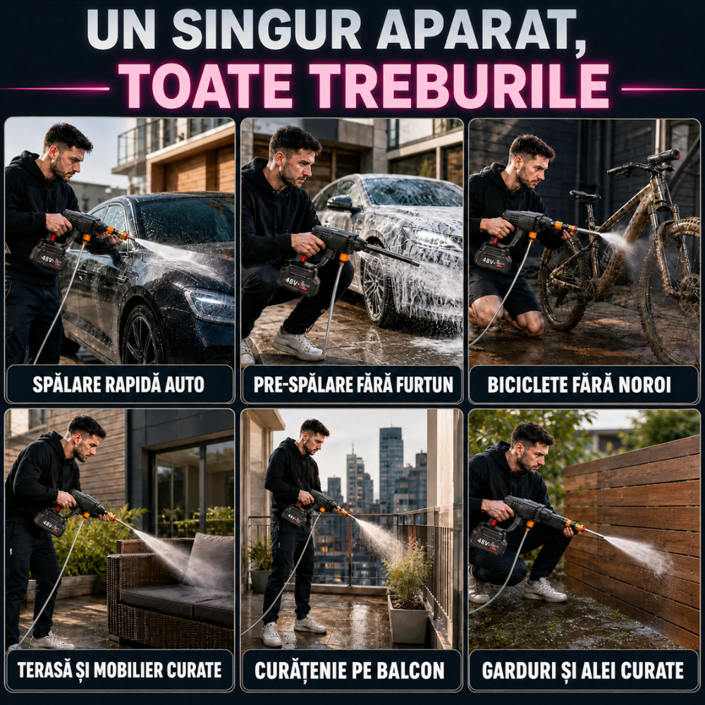 pistol de spalare cu presiune