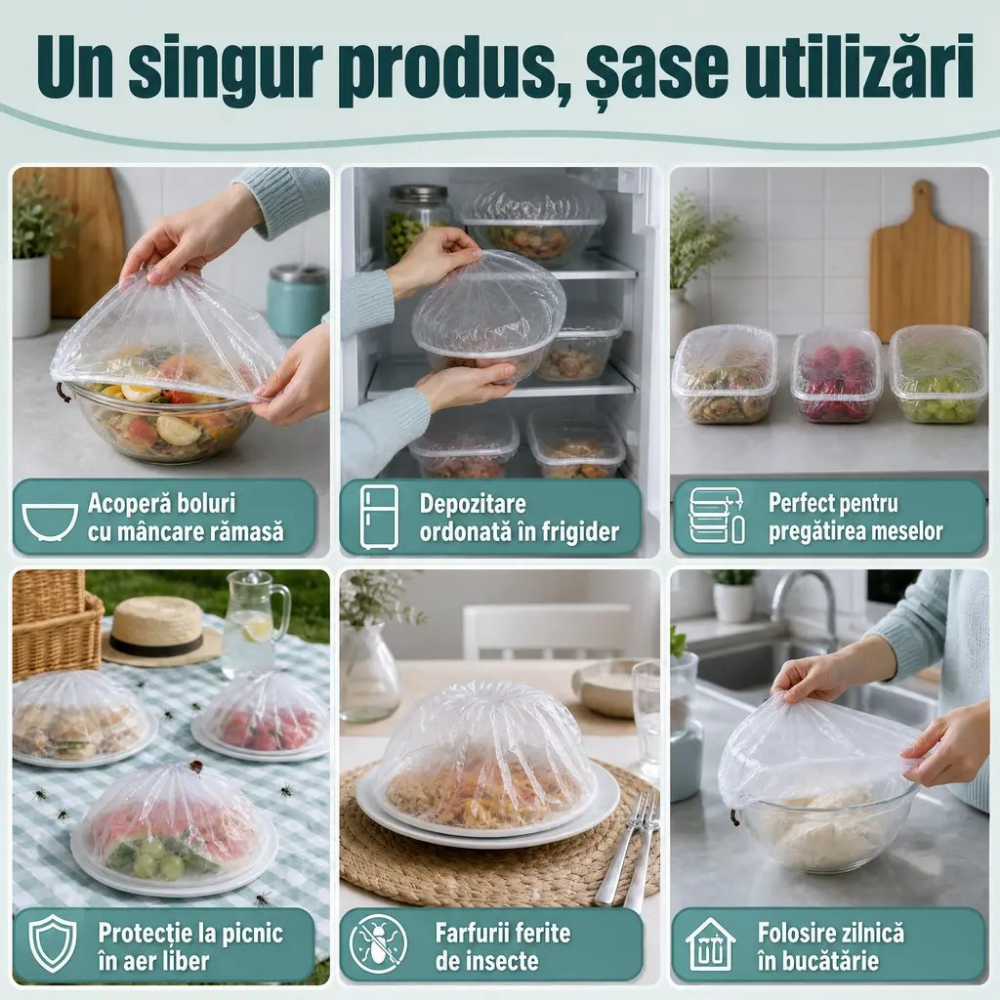 300+200 pungi alimentare