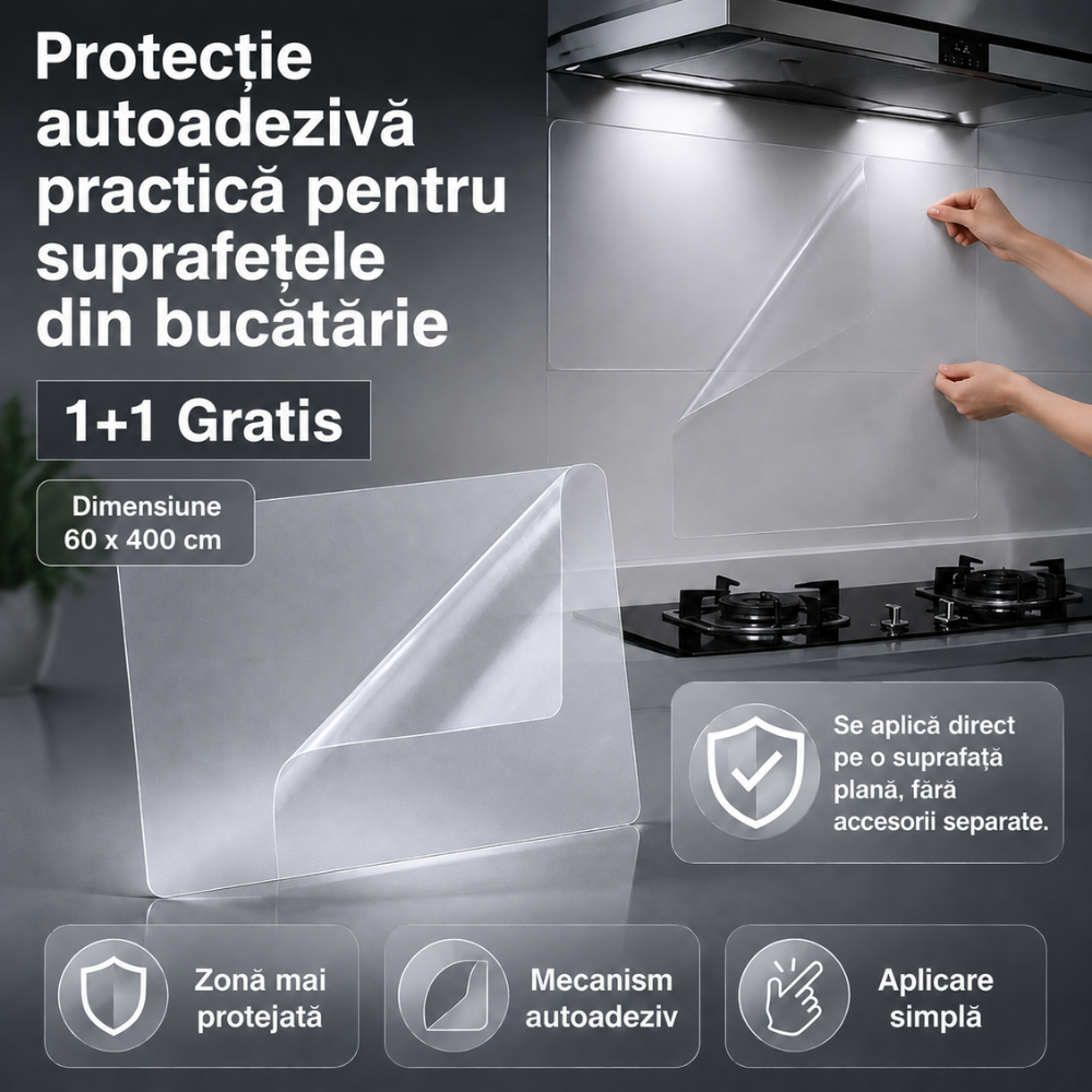 autocolant protectie bucatarie