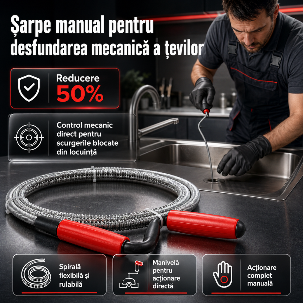 sarpe desfundare tevi